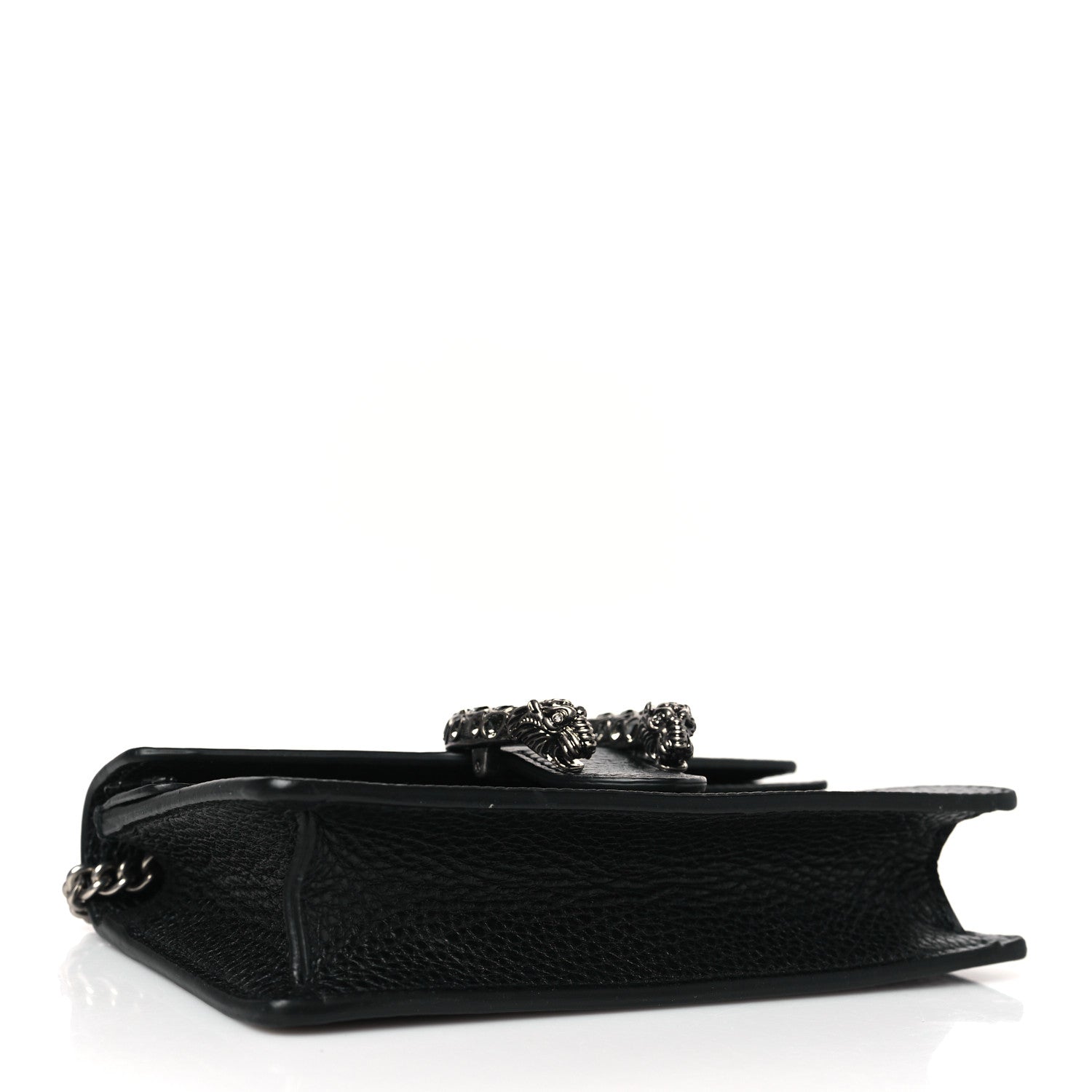 Gucci Calfskin Super Mini Dionysus Shoulder Bag Black 4 of 8