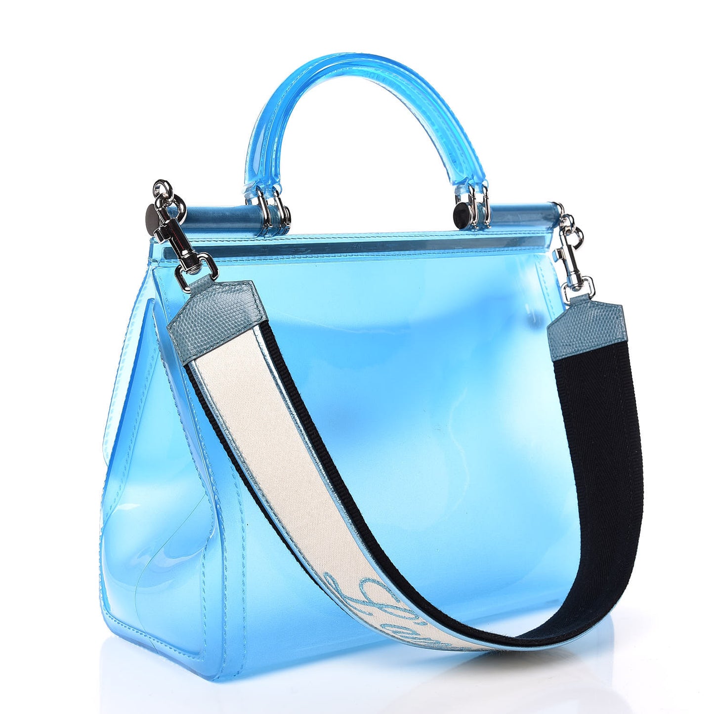 Rubber Semi Transparent Miss Sicily Satchel