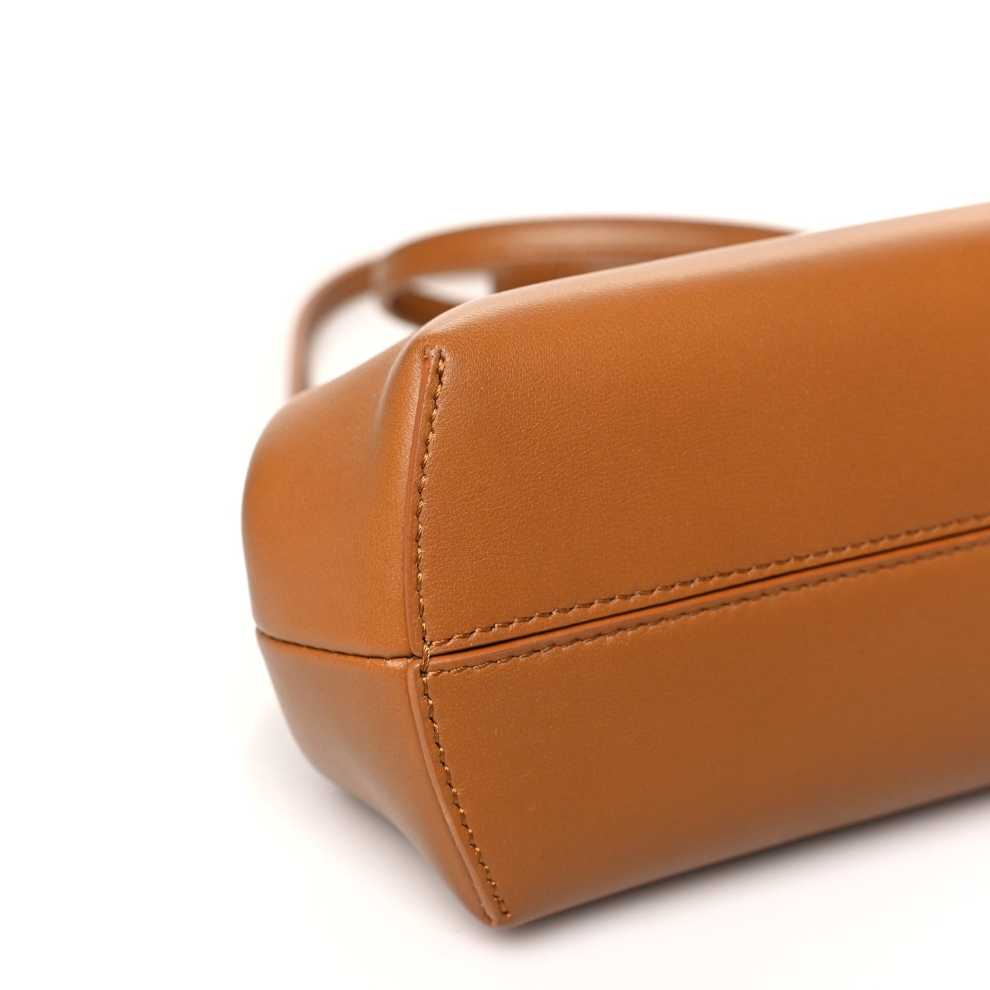 Shiny Nappa Small Fendi First Caramello