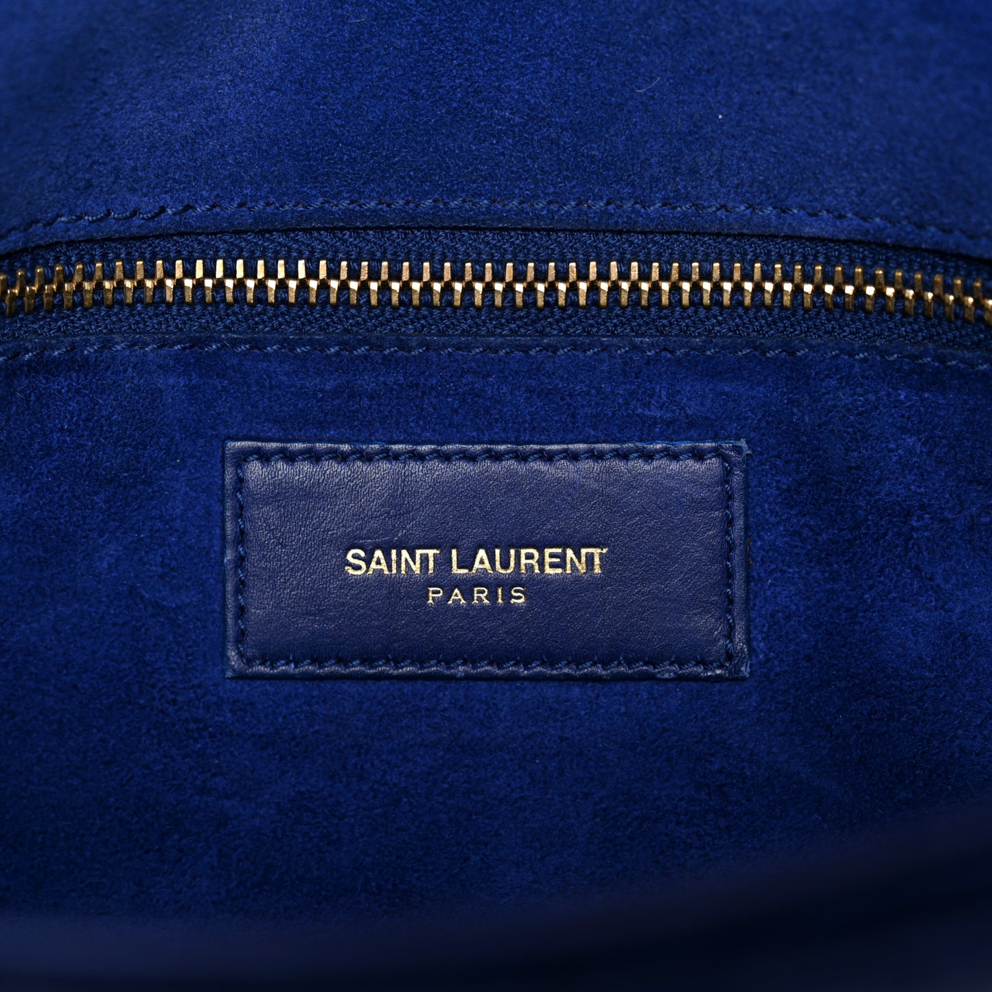 Calfskin Classic Y Satchel Royal Blue