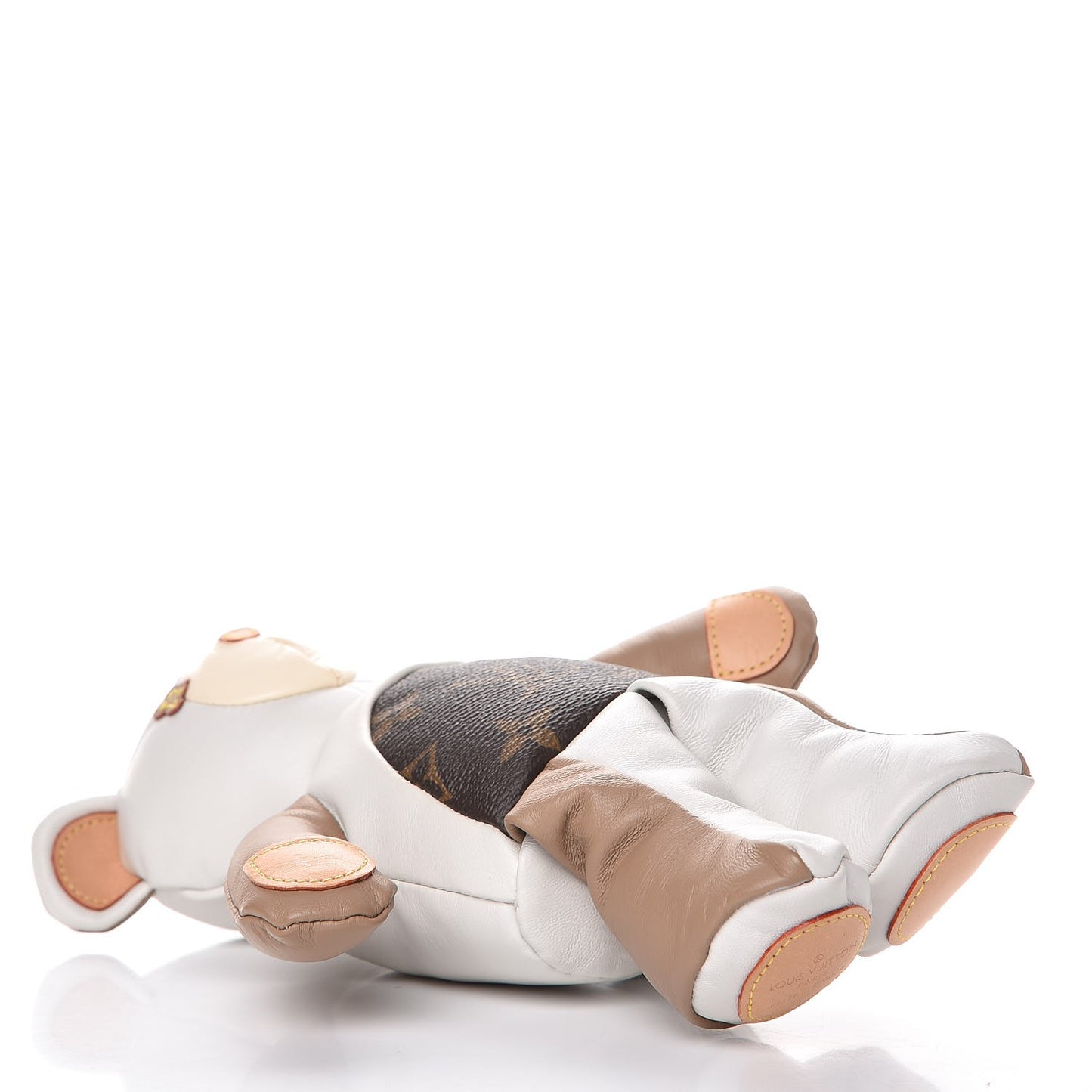 Calfskin Monogram Doudou Louis Bear Beige