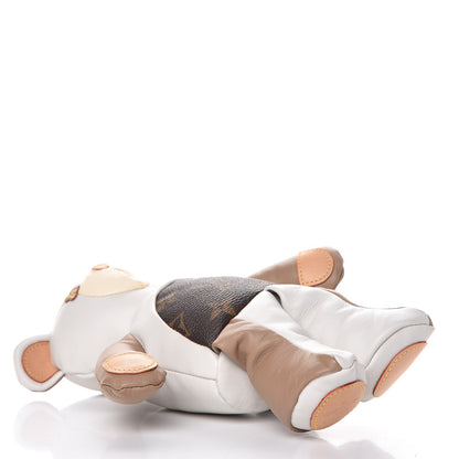 Louis Vuitton Calfskin Monogram Doudou Louis Bear Beige 6 of 9