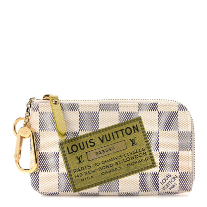 Louis Vuitton Damier Azur Complice Trunks and Bags Key Pouch 1 of 7