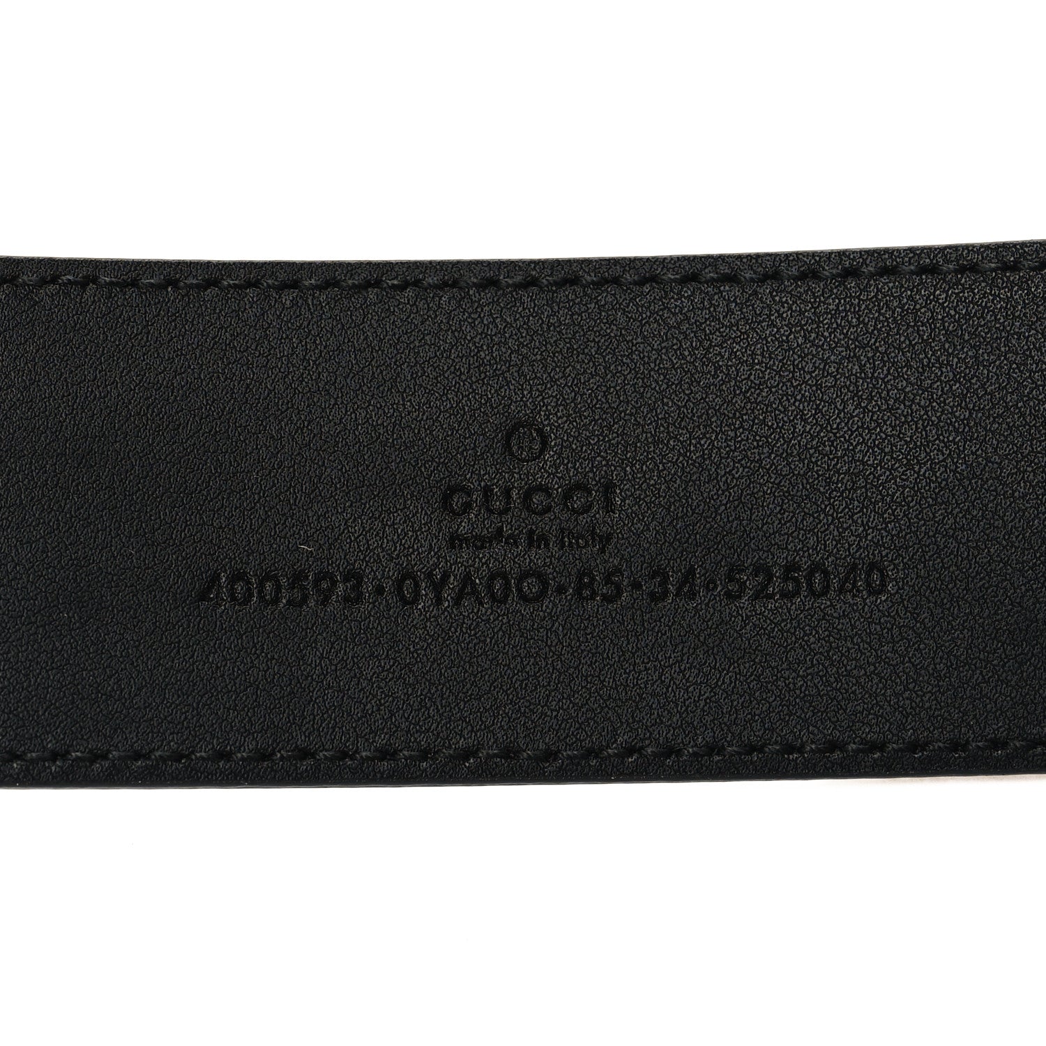 Gucci Plutone Calfskin Double G 40mm Belt 85 34 Black 5 of 5