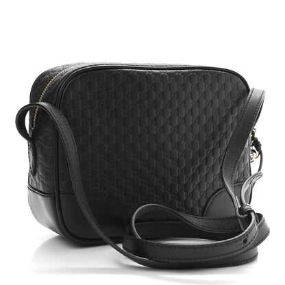 Gucci Microguccissima Mini Bree Messenger Bag Black 3 of 10