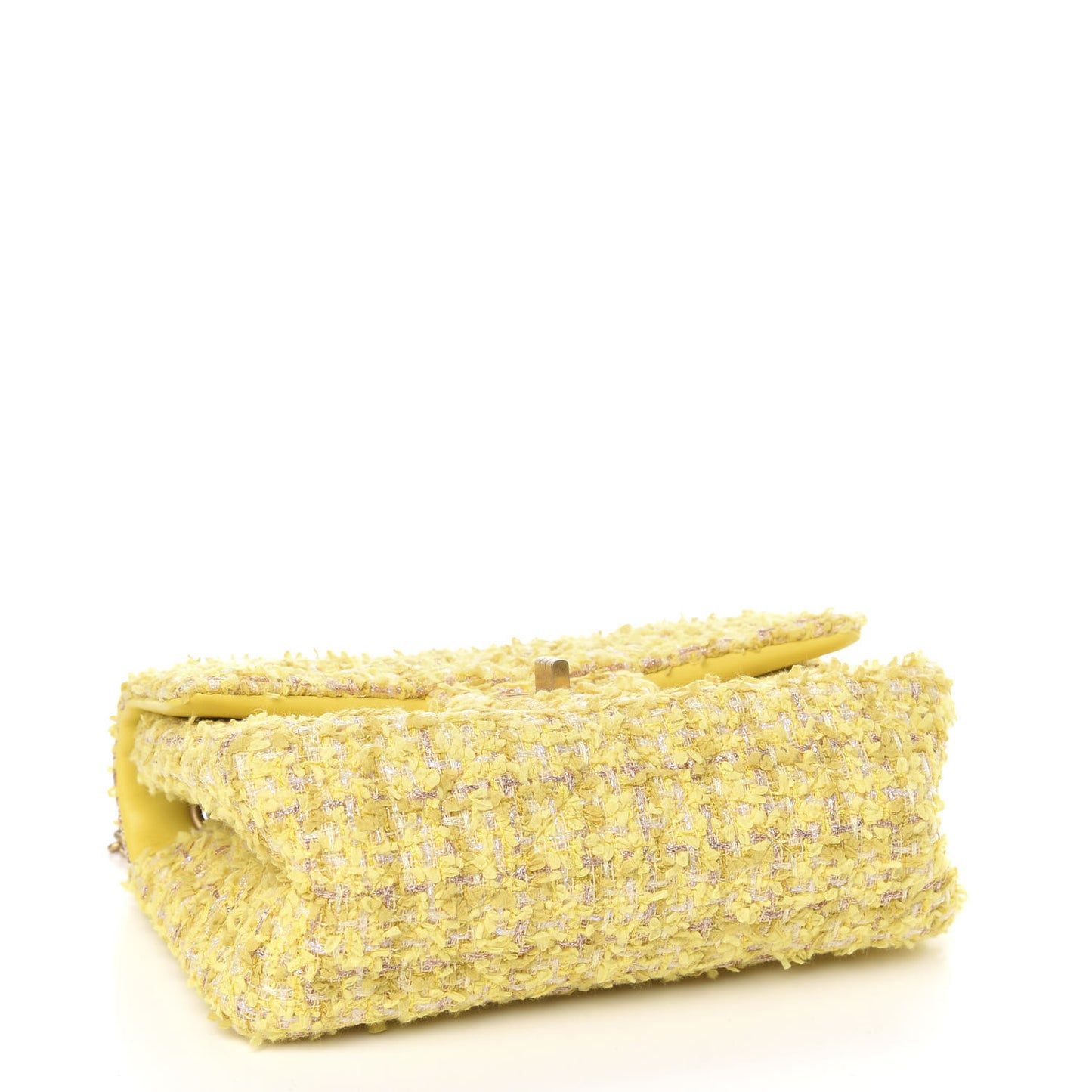 Tweed Quilted 2.55 Reissue Mini Flap Yellow