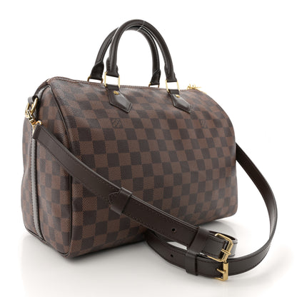 Louis Vuitton Damier Ebene Speedy Bandouliere 30 3 of 11