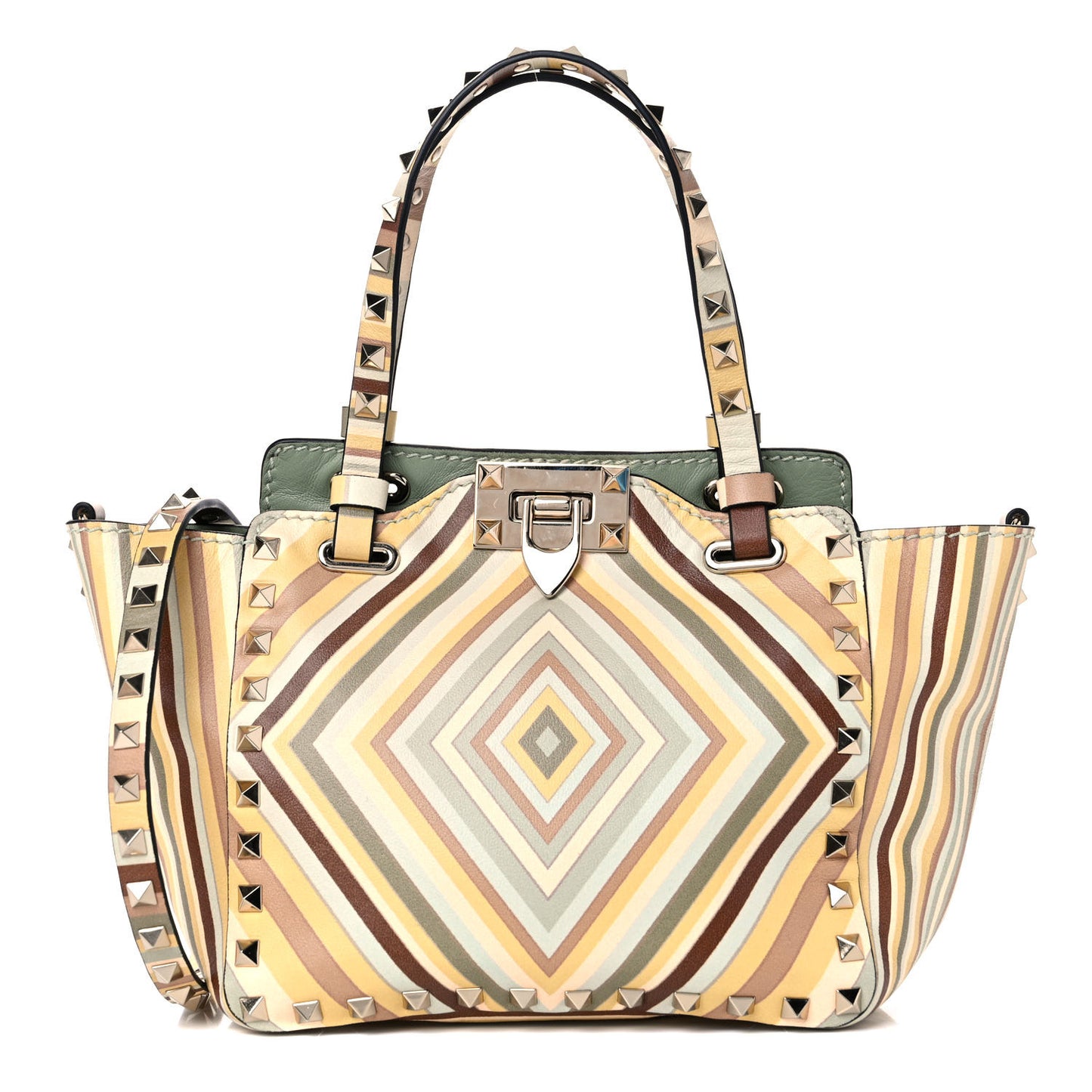 Vitello Native Couture 1975 Mini Rockstud Tote Multicolor
