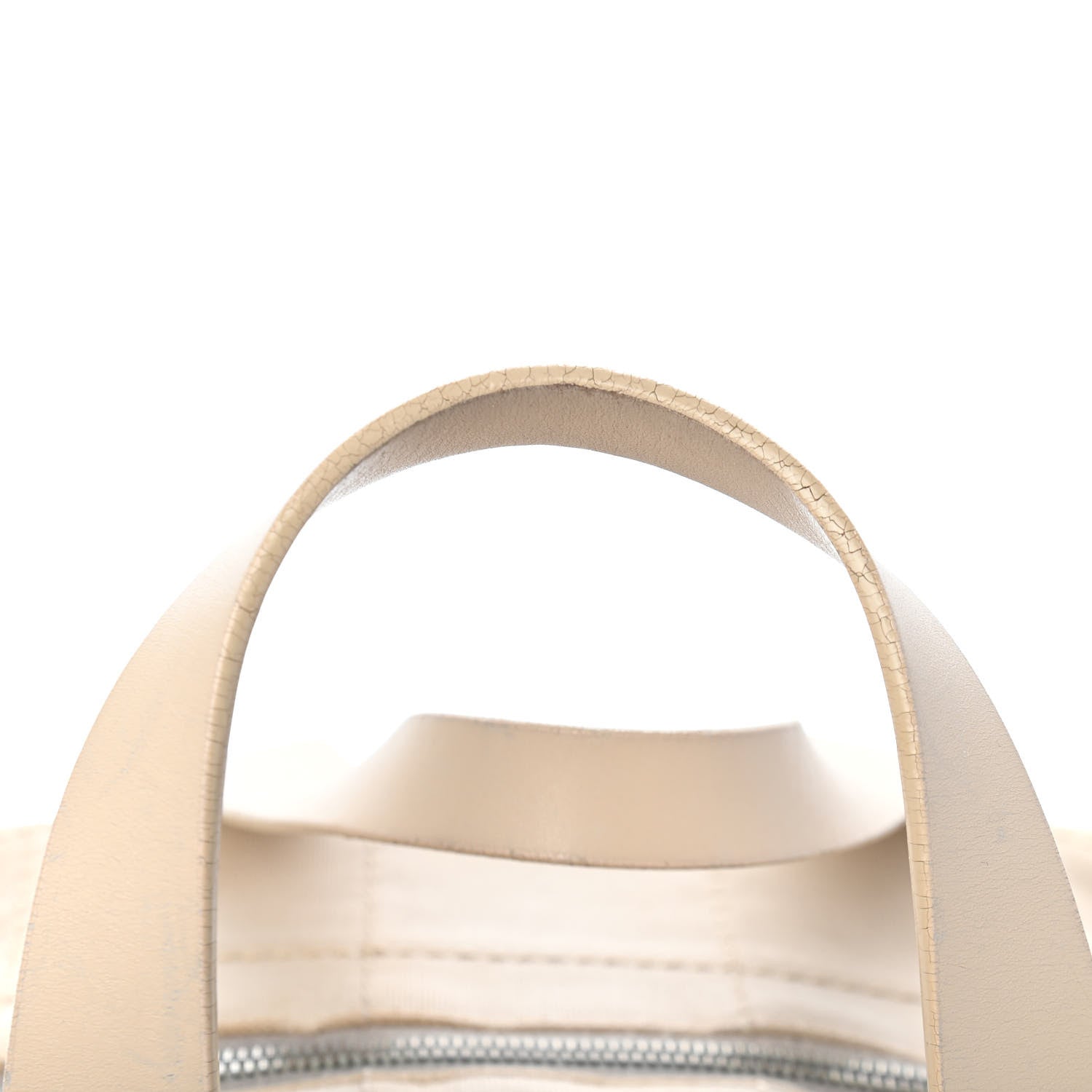 Chanel Canvas Square Stitched CC Tote Bag Beige 12 of 14