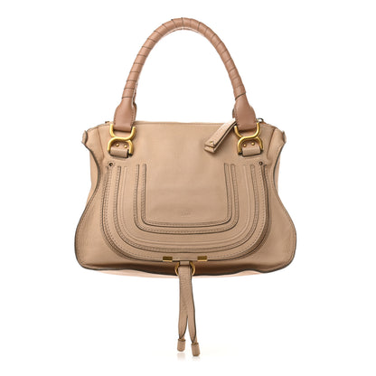 Chloe Calfskin Medium Marcie Satchel Beige 1 of 18