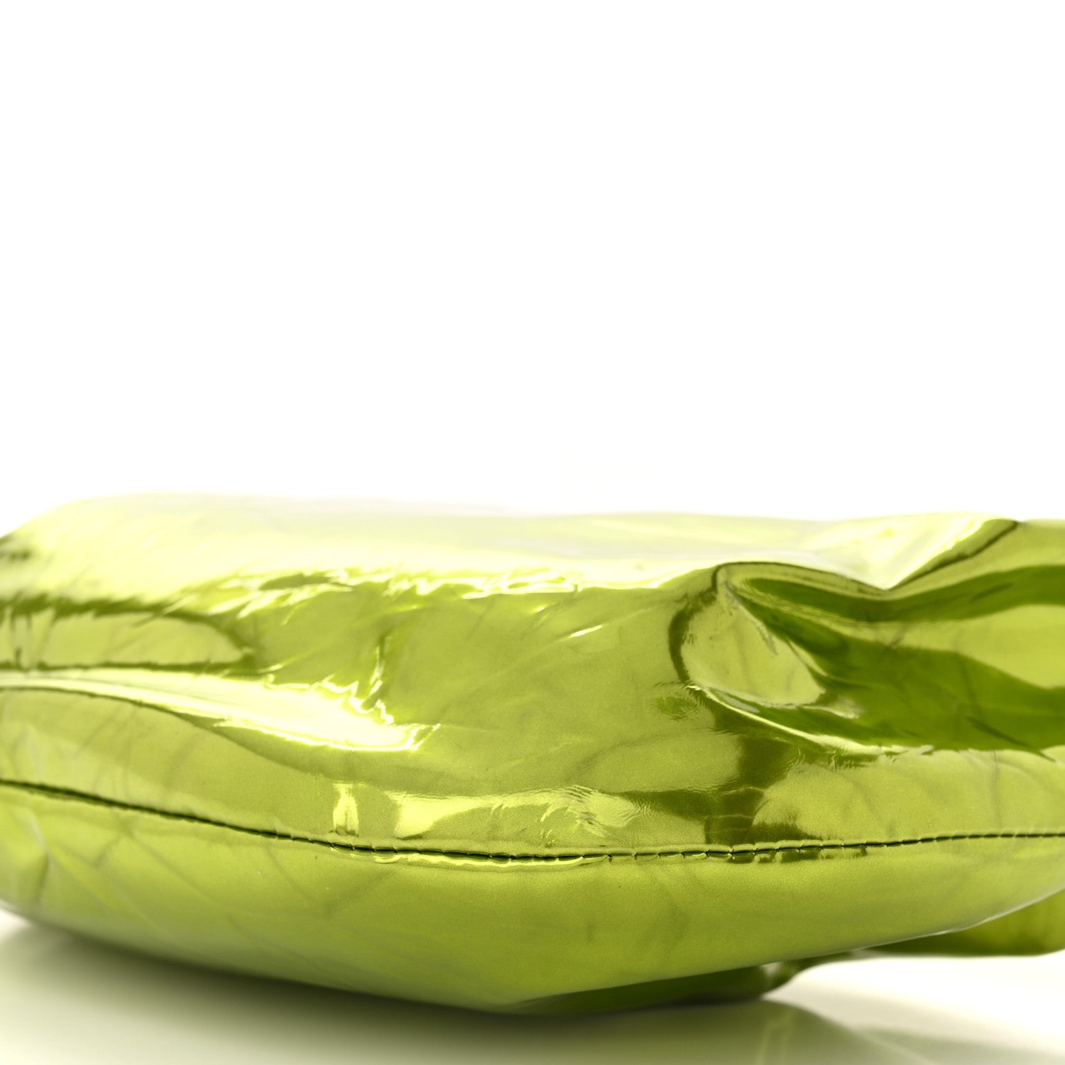 Bottega Veneta Metallic Crushed Calfskin Mini Jodie Chlorophyll 10 of 10