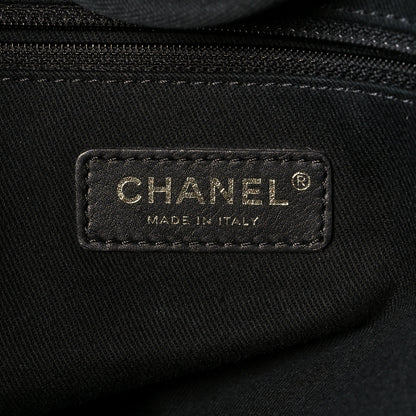 Chanel Woven Straw Raffia Medium Deauville Tote Black 7 of 9