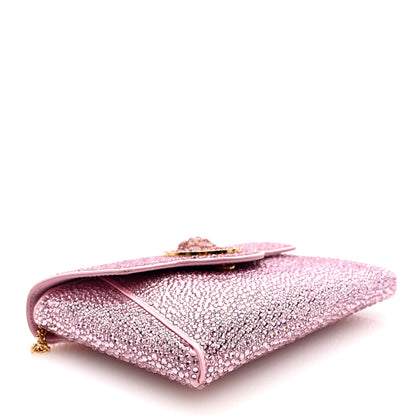 Versace Crystal La Medusa Envelope Clutch Pink 4 of 9