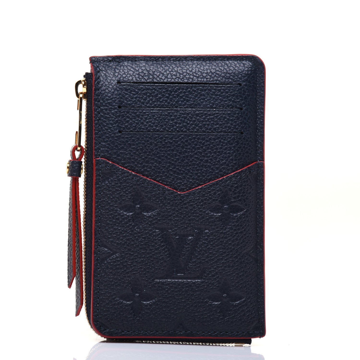 Louis Vuitton Empreinte Recto Verso Card Holder Marine Rouge 9 of 11