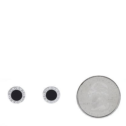 Bulgari 18K White Gold Black Onyx BVLGARI BVLGARI Stud Earrings 3 of 10