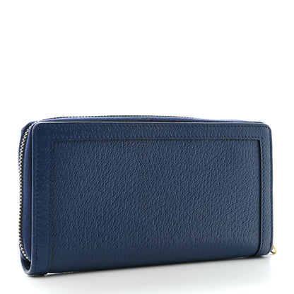 Gucci Wonka Grain Calfskin Diana Continental Wallet Blue 3 of 8