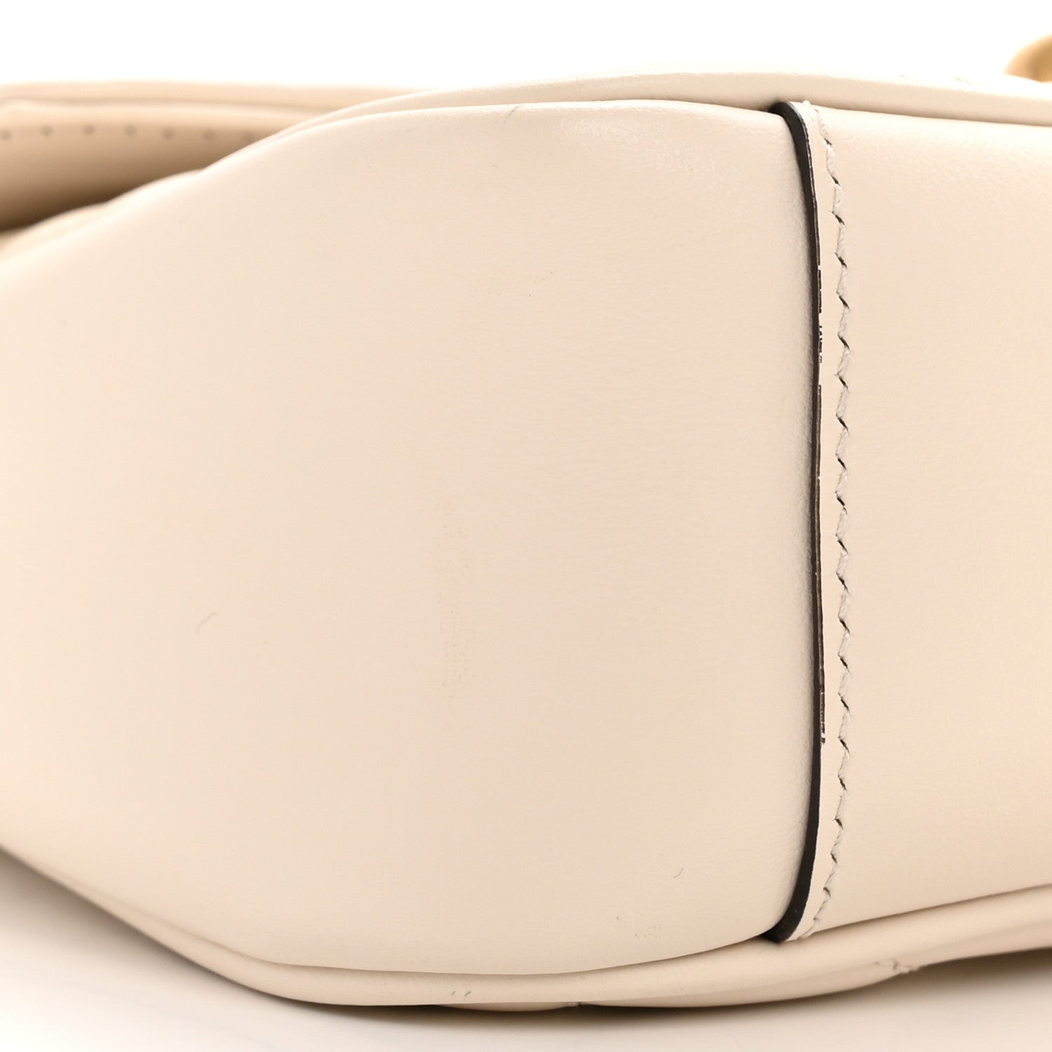 Gucci Calfskin Matelasse Small GG Marmont Shoulder Bag White 9 of 14