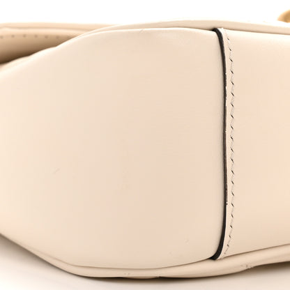 Gucci Calfskin Matelasse Small GG Marmont Shoulder Bag White 9 of 14
