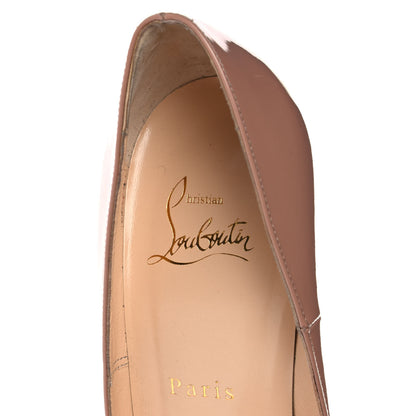 Christian Louboutin Patent So Kate 120 Pumps 38 Nude 7 of 13
