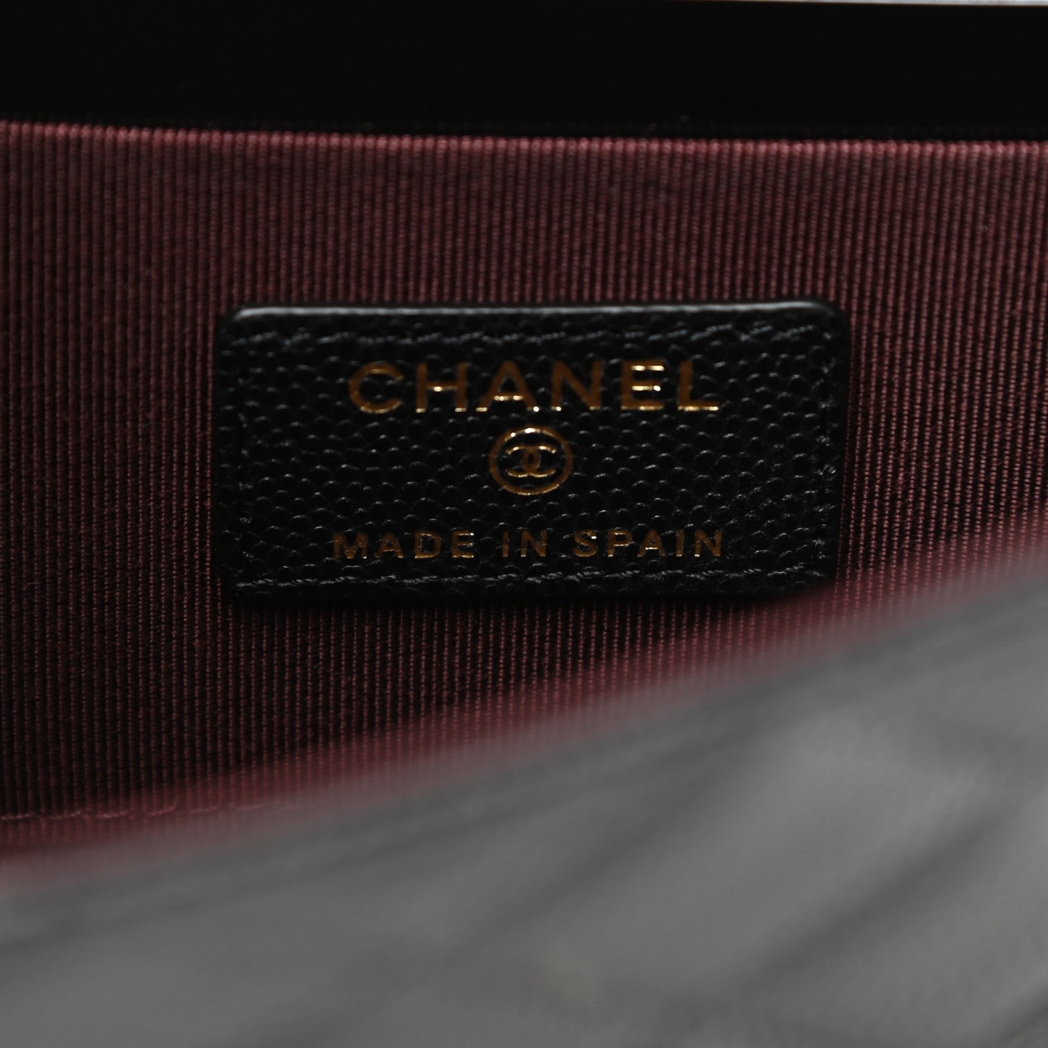 Chanel Caviar Quilted Square Flap Clutch Black 6 of 9