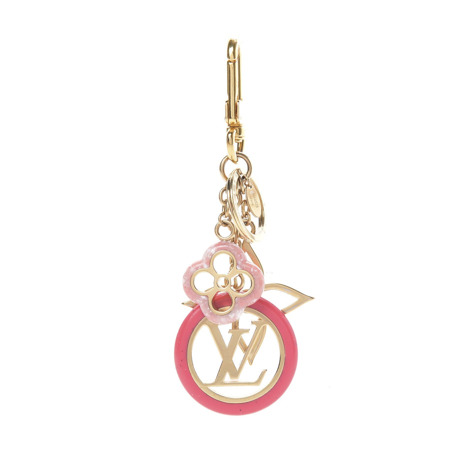 Louis Vuitton Colorline Bag Charm Key Holder Pink Glitter 1 of 4