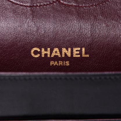 Chanel Lambskin Quilted Medium Double Flap Bijoux Chain Black 6 of 12