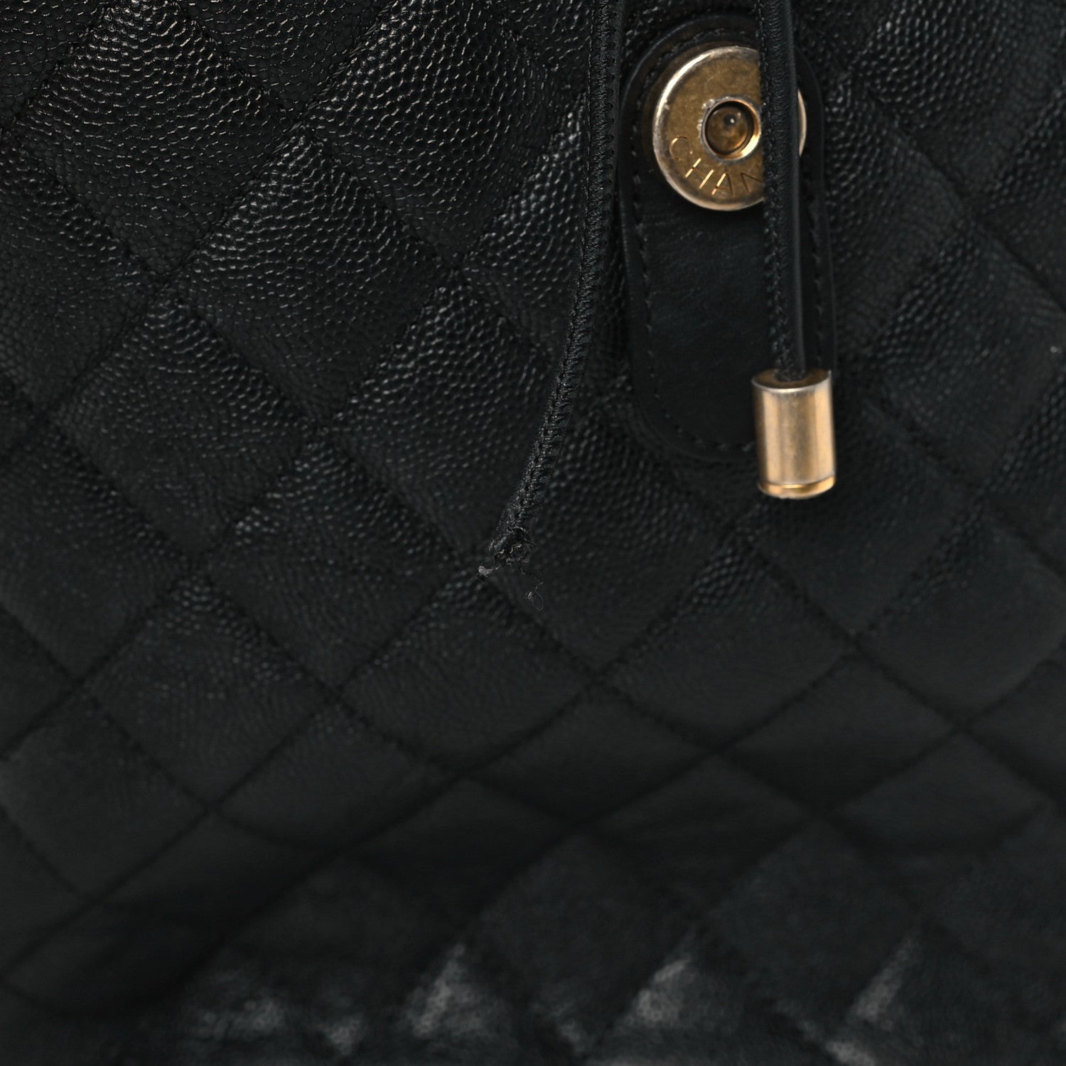 Chanel Caviar Quilted Filigree Backpack Black 10 of 10