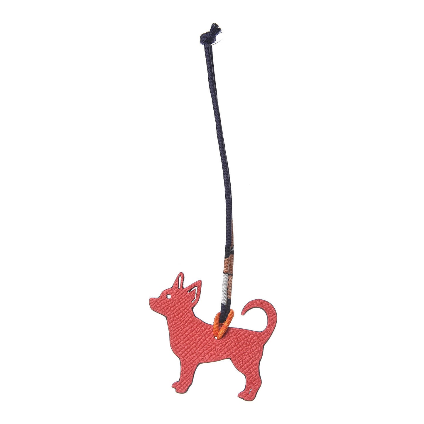 Togo Epsom Petit H Chihuahua Bag Charm Rouge De Coeur Black