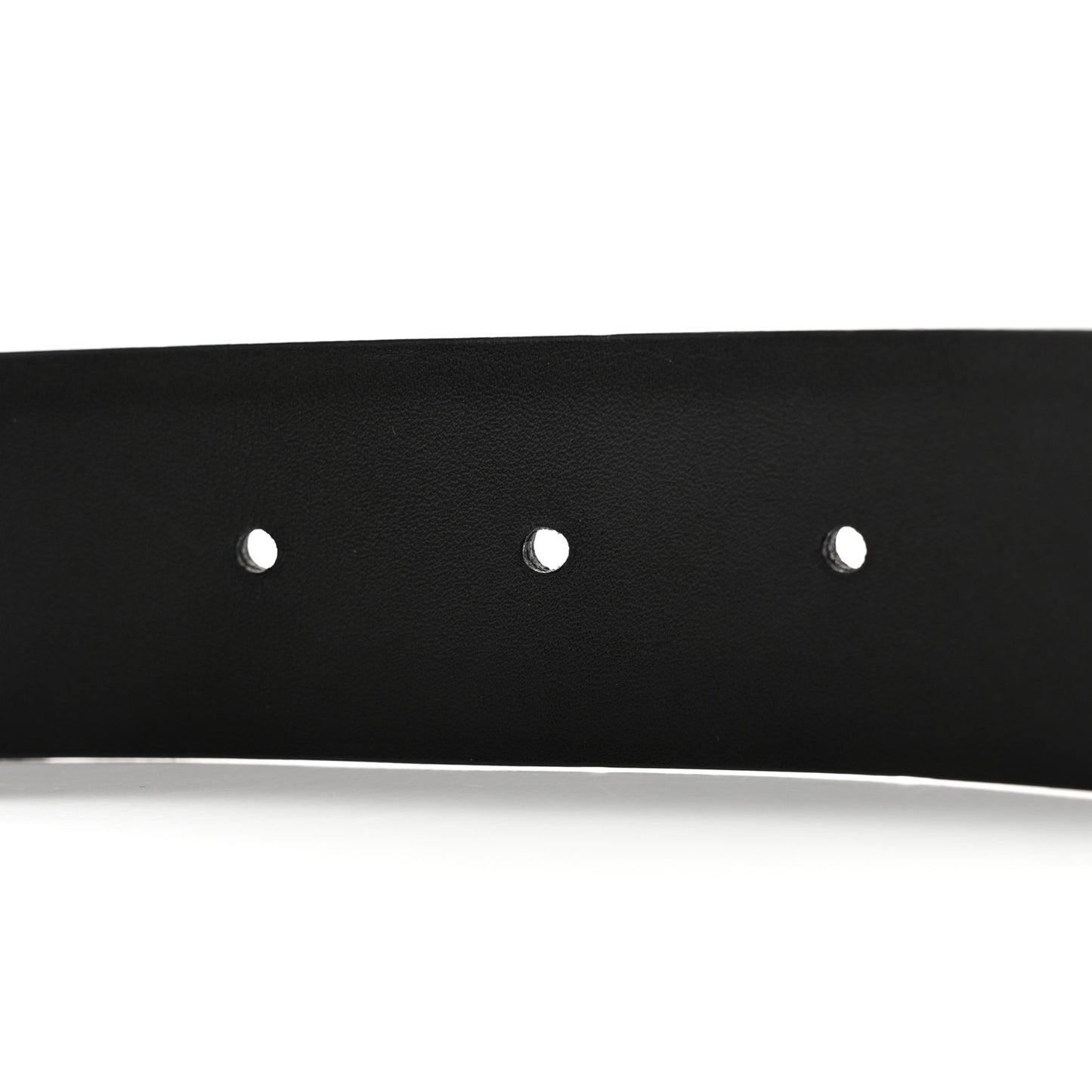 Calfskin Crystal Pearl CC Belt 85 34 Black Silver