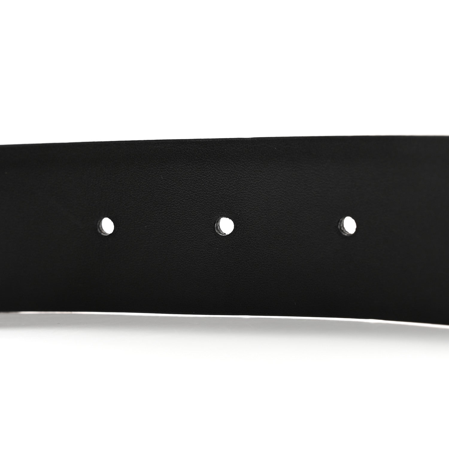 Chanel Calfskin Crystal Pearl CC Belt 85 34 Black Silver 3 of 8