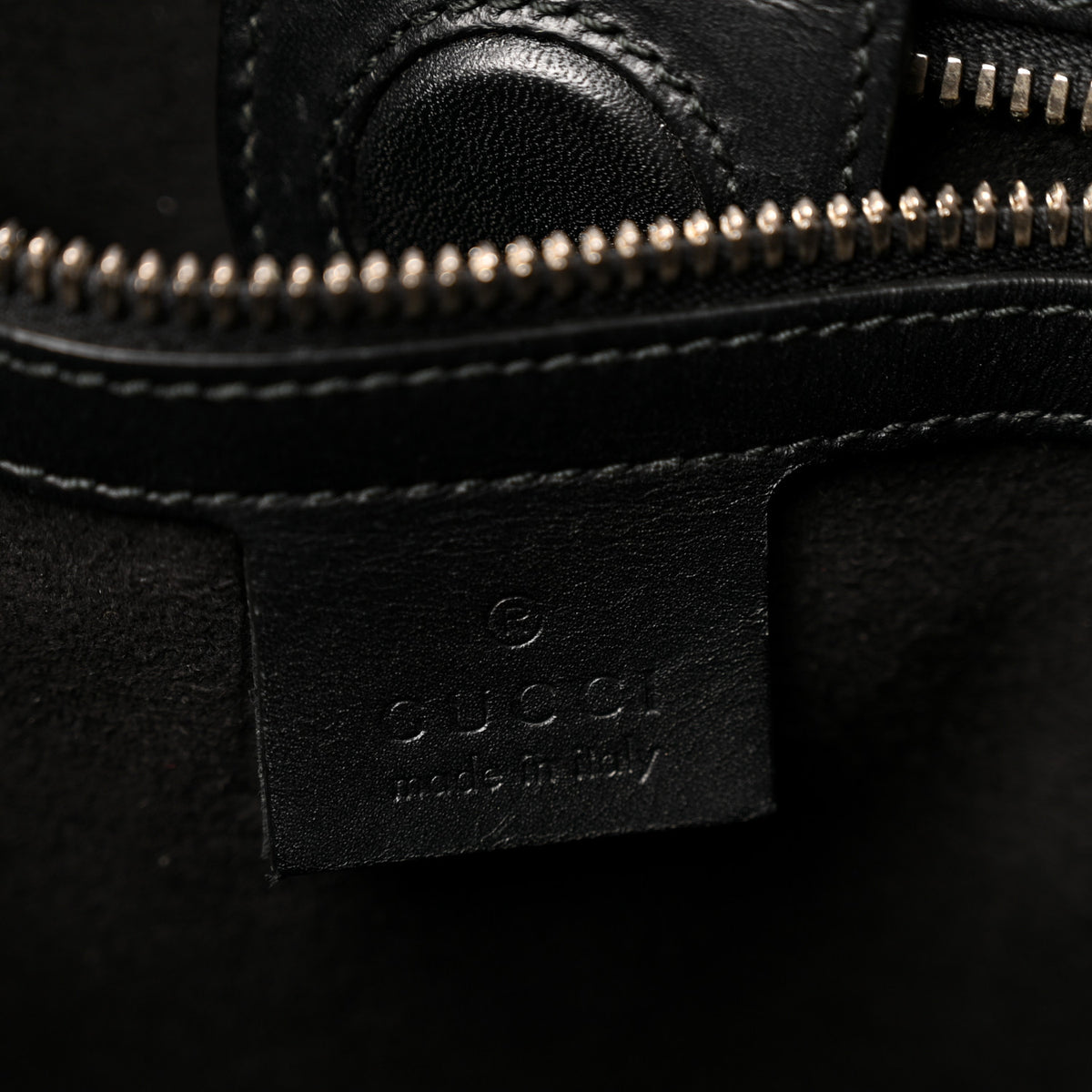 GG Supreme Monogram Caleido Web Vertical Tote Black
