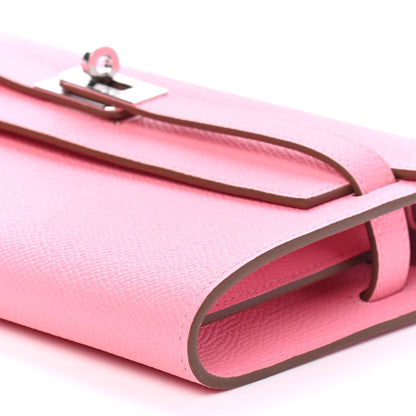 Hermes Epsom Kelly Wallet To Go Rose Confetti 8 of 8