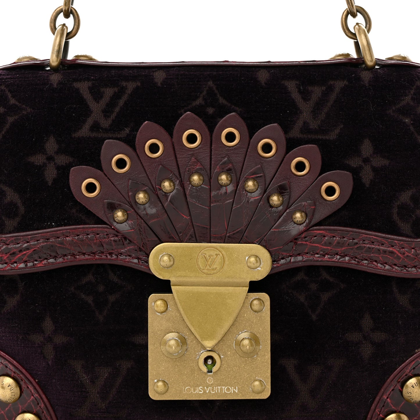 Monogram Velours Alligator Irvine