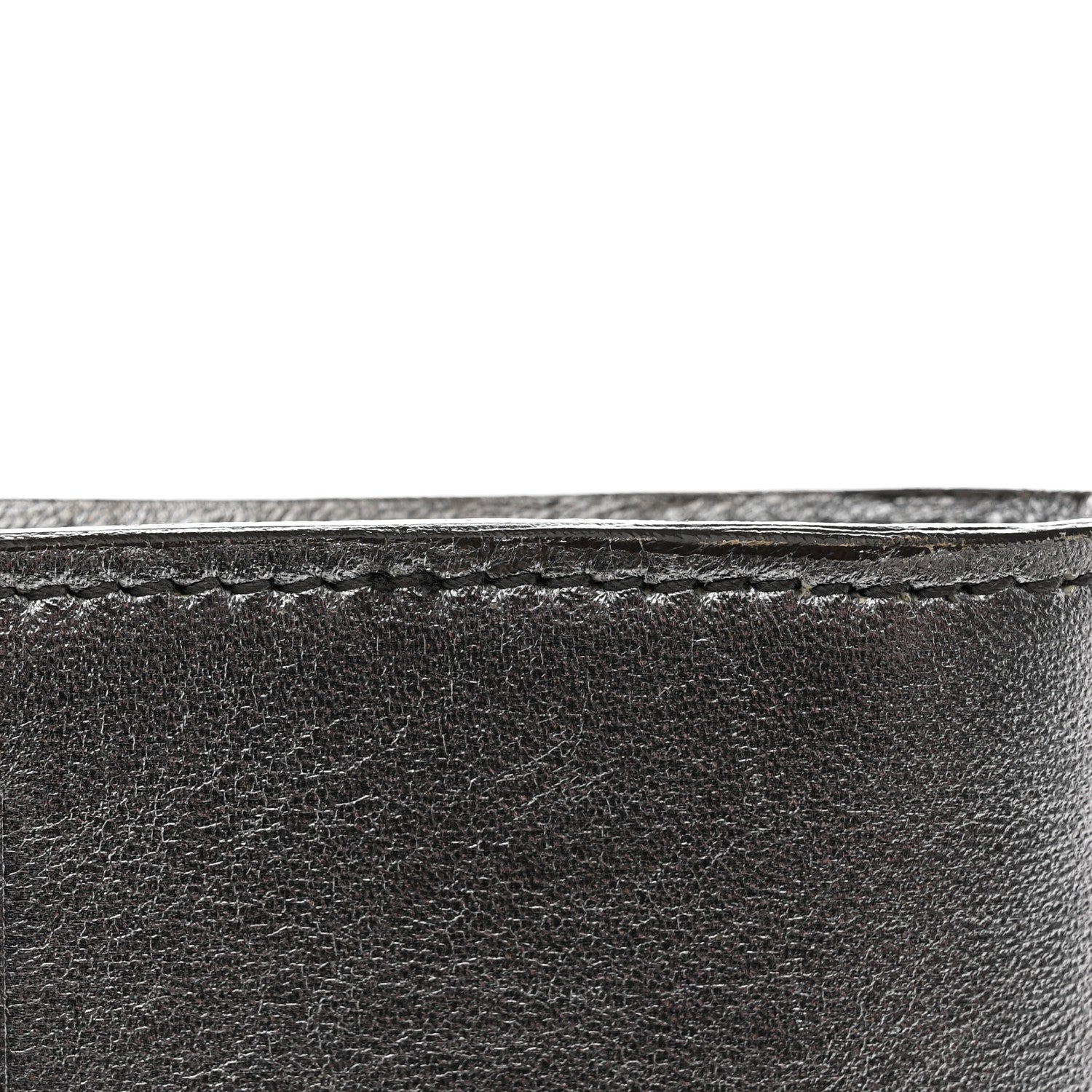 Saint Laurent Metallic Calfskin Y-Mail Clutch Silver 18 of 22