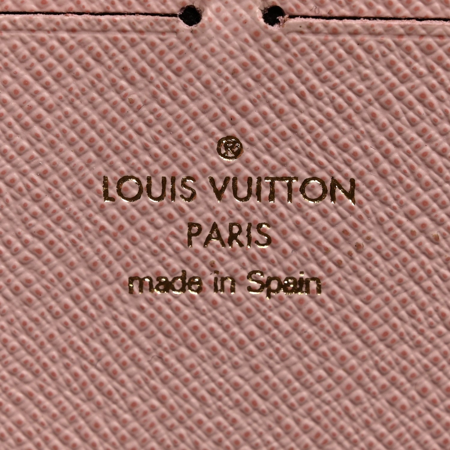 Louis Vuitton Damier Ebene Clemence Wallet Rose Ballerine 6 of 7