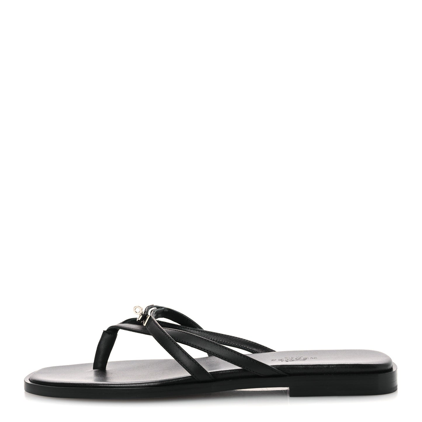Calfskin Miss Sandals 37 Black