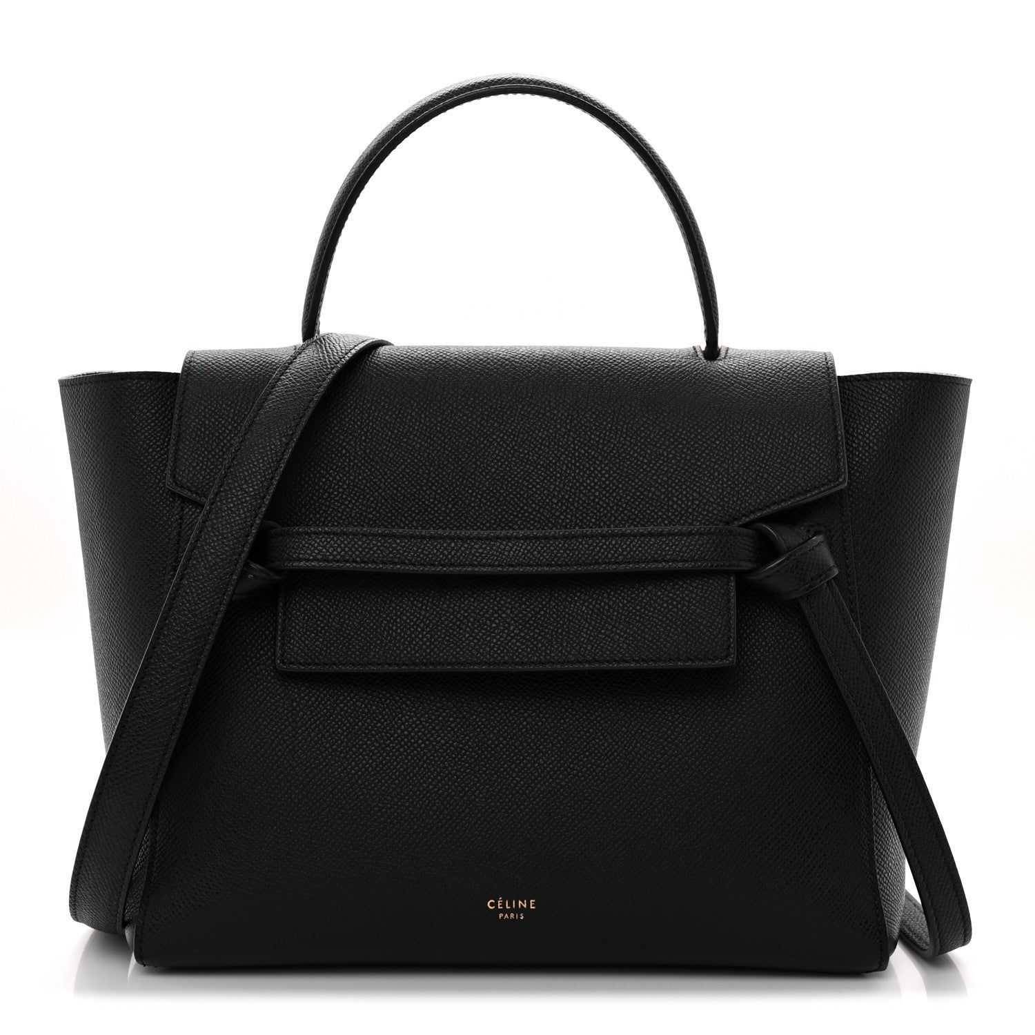 バッグ CELINE Belt Bag Black Celine Grained Calfskin Micro Belt Bag Black 1921301 – FASHIONPHILE