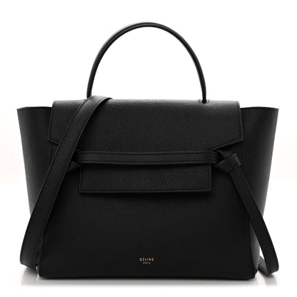Celine Grained Calfskin Micro Belt Bag Black 1 of 10