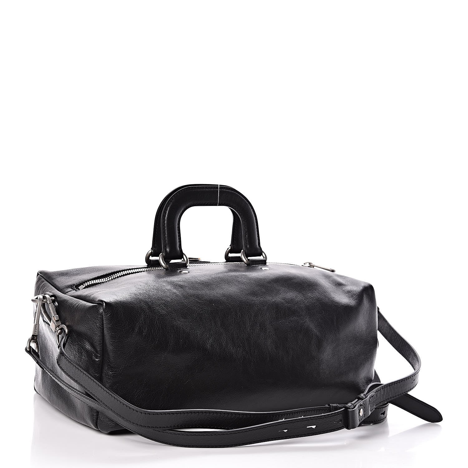 Gucci Fluffy Calfskin Morpheus Convertible Backpack Black 3 of 9