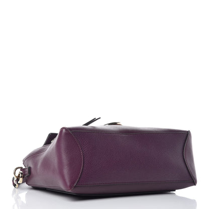 Chloe Calfskin Small Faye Day Shoulder Bag Intense Violine 4 of 12