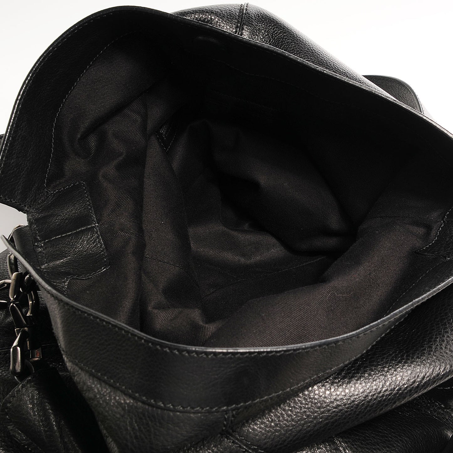 Leather Nightingale Messenger Black