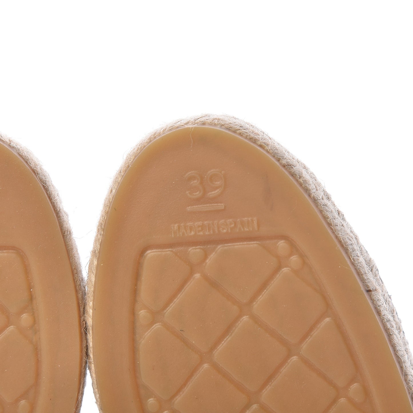 Lambskin CC Espadrilles 39 Black