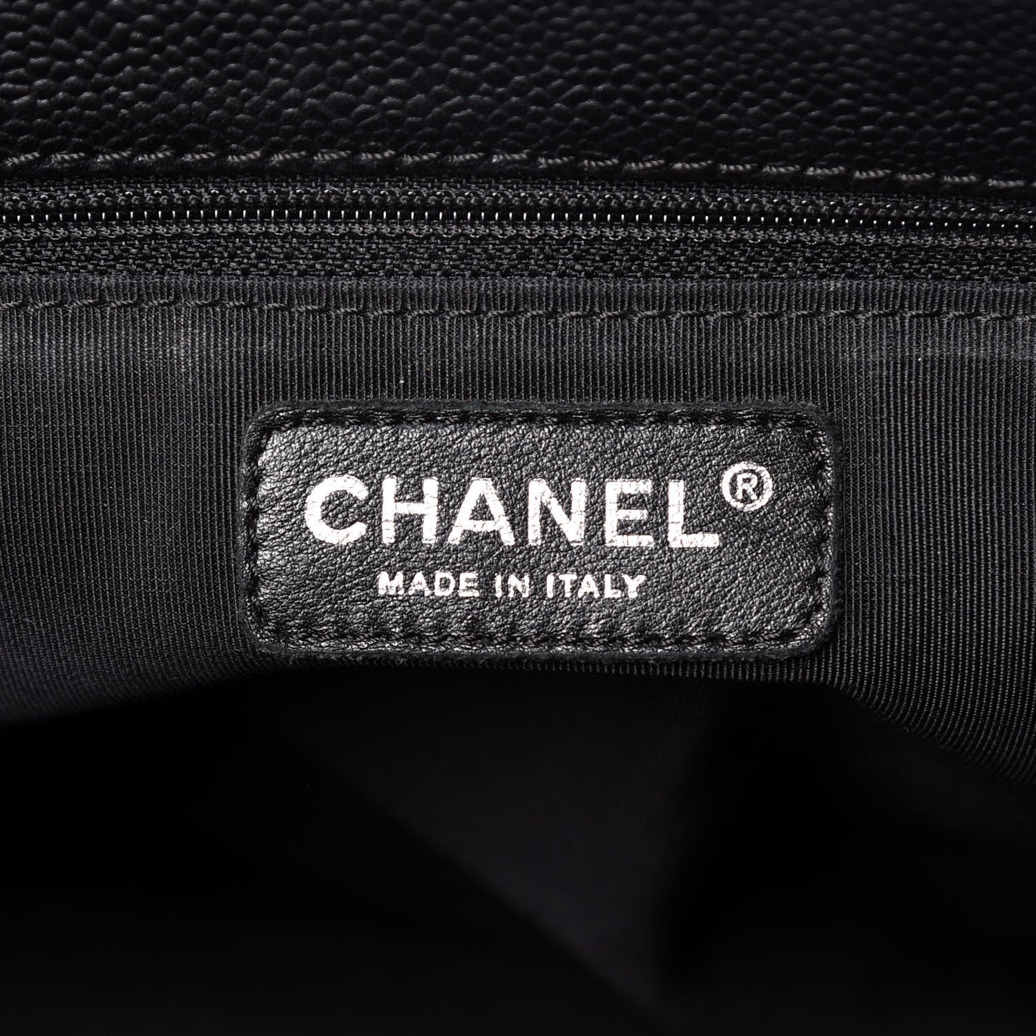 Chanel Caviar Quilted Grand Shopping Tote GST Black 6 of 16