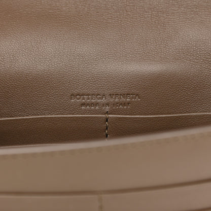 Bottega Veneta Velvet Ayers Intrecciato Butterfly Chain Wallet Mist 6 of 10