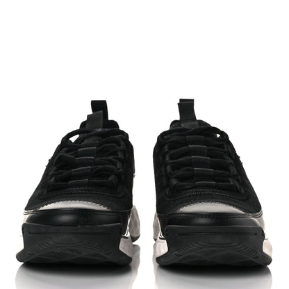 Chanel Velvet Calfskin Mixed Fibers CC Sneakers 35 Black 2 of 8