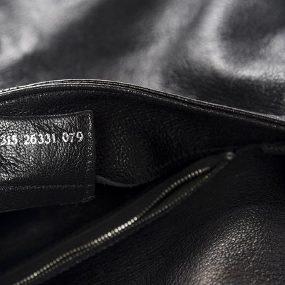 Fendi Calfskin Big Forever Mama Baguette Black 9 of 11