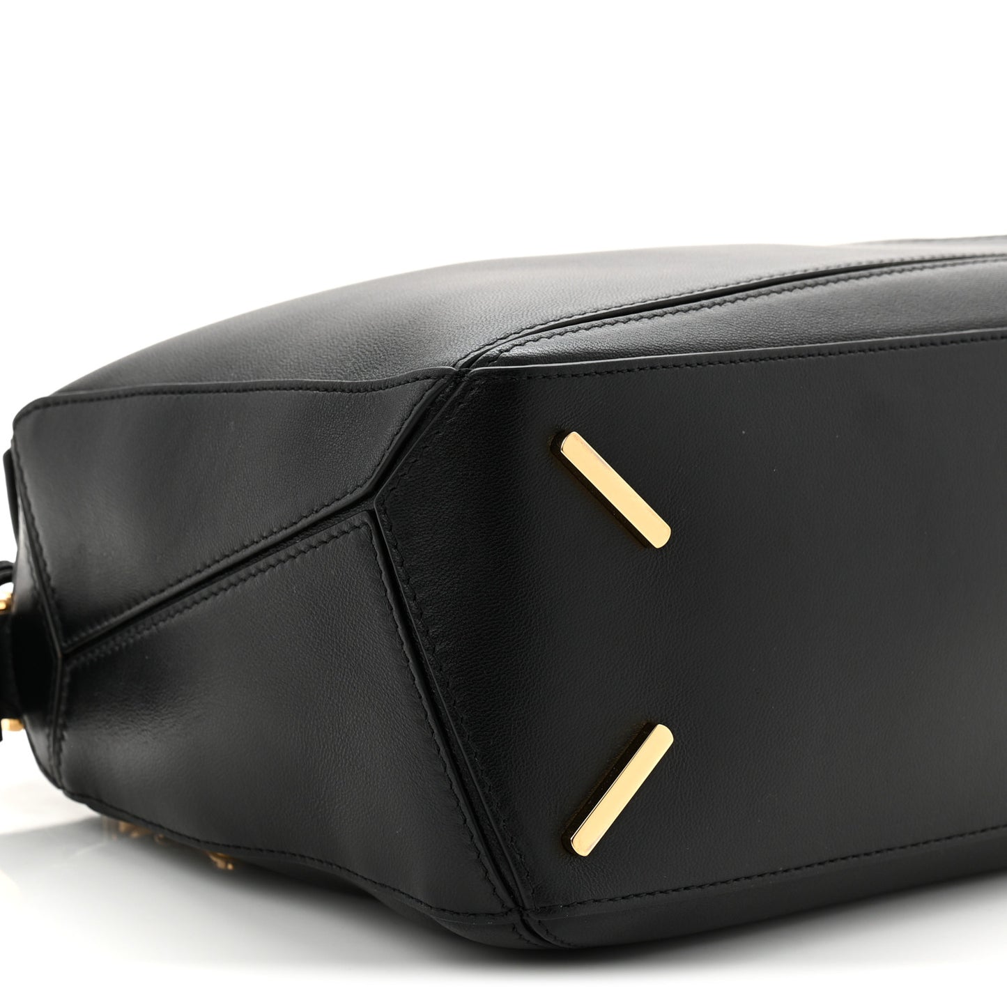 Nappa Lambskin Small Featherlight Puzzle Bag Black