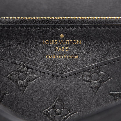 Louis Vuitton Monogram Cuir Plume Very Wallet Black 6 of 15