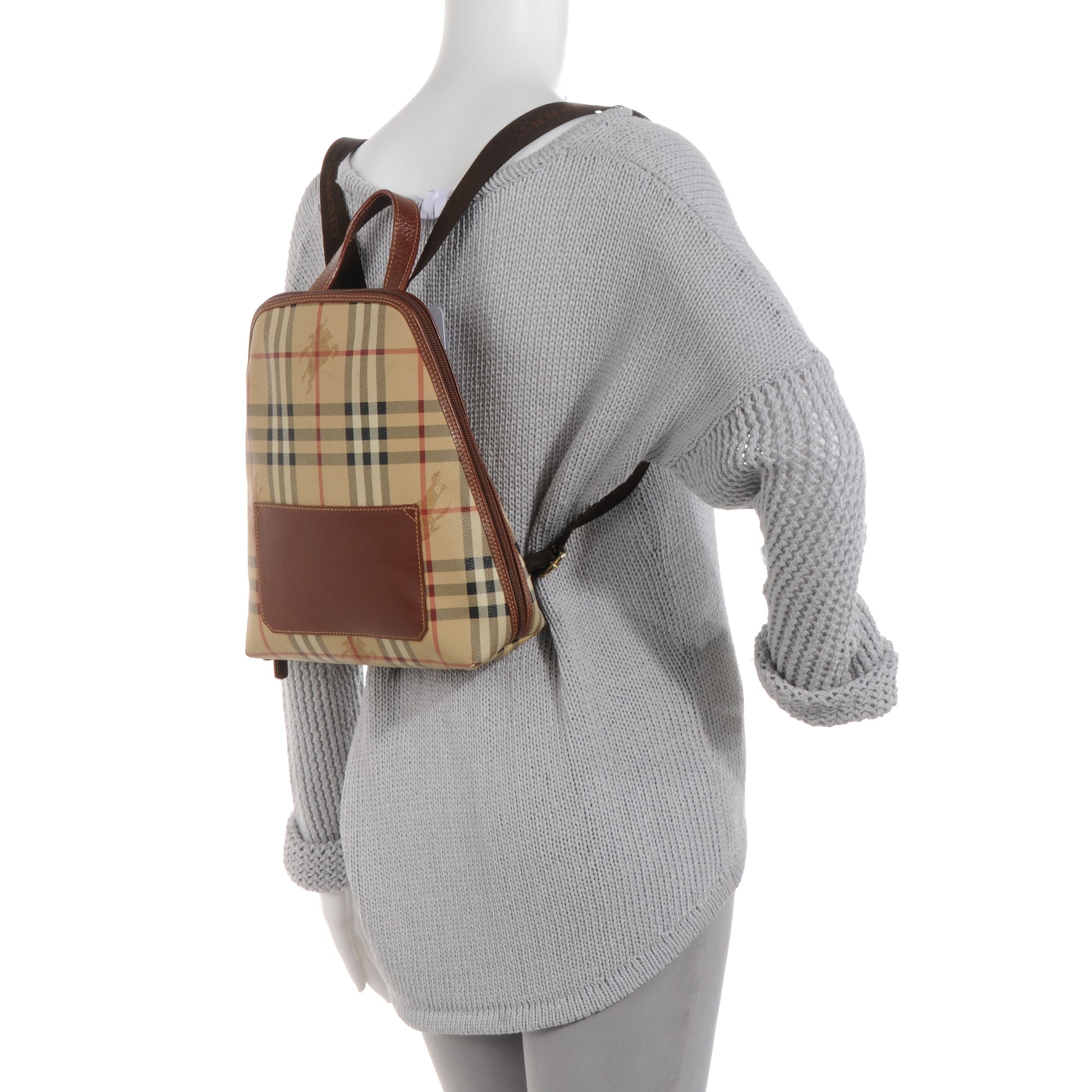 Burberry Haymarket Check Backpack 2 of 10