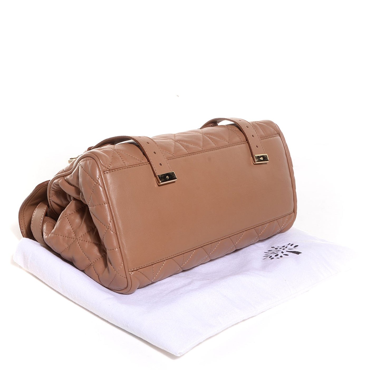 Nappa Quilted Medium Alexa Deer Brown